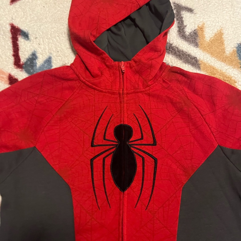 Marvel Red and Black Spider hoodie